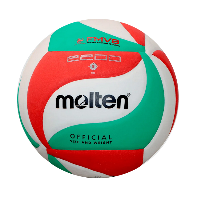 BALON VOLEIBOL MOLTEN V5M2200 TRICOLOR N.5