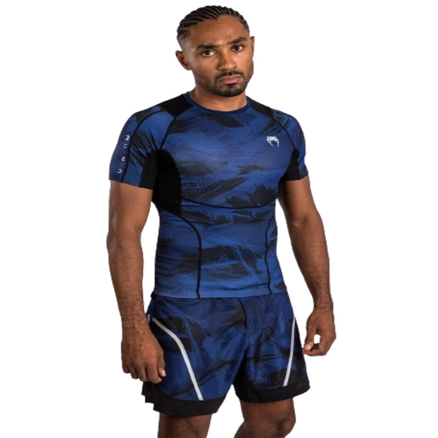 Venum Electron 3.0 Long Sleeve Rashguard - Navy