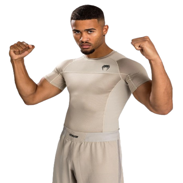 Venum G-Fit Air Rashguards Shortsleeve - Sand