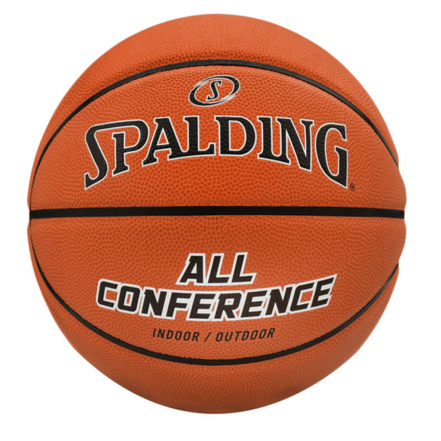 BALON BASQUETBOL SPALDING ALL CONFERENCE HULE NATURAL N...