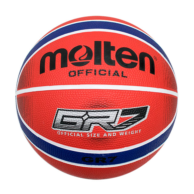 BALON BASQUETBOL MOLTEN HULE NATURAL BGRX7 ROJO N.7