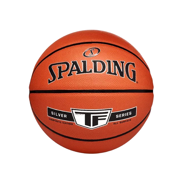 BALON BASQUETBOL SPALDING TF SILVER PIEL COMPOSITE N.7