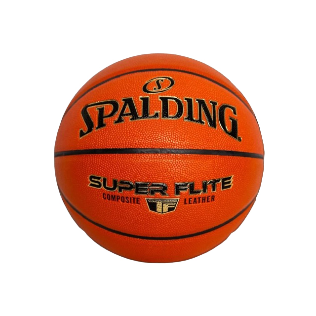 BALON BASQUETBOL SPALDING SUPERFLITE ORANGE PIEL COMPOS...