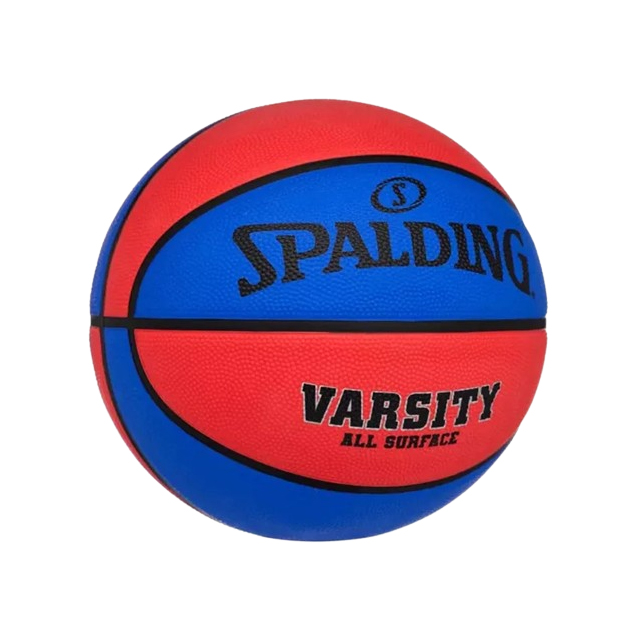 BALON BASQUETBOL SPALDING VARSITY BLUE/RED HULE NATURAL...