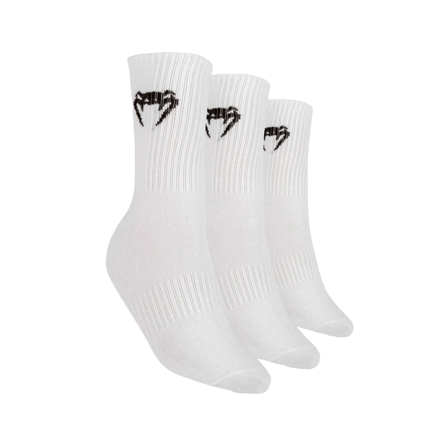 Venum Classic Socks - set of 3 - White/Black