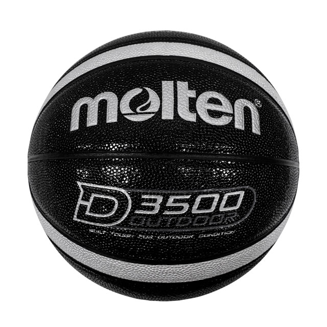 BALON BASQUETBOL MOLTEN D3500 PIEL SINTETICA NEGRO N.7