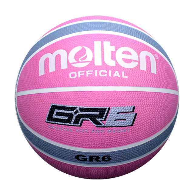 BALON BASQUETBOL MOLTEN HULE NATURAL BGR6 ROSA N.6