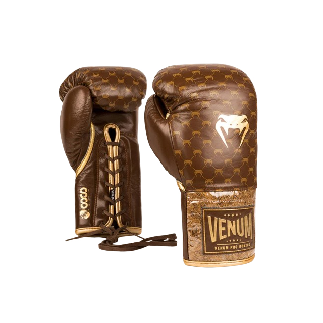 Venum Coco Monogram Pro Lace Up Boxing Gloves - Grizzly...