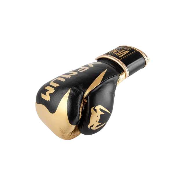 Venum Hammer Pro Boxing Gloves Velcro - Black/Gold