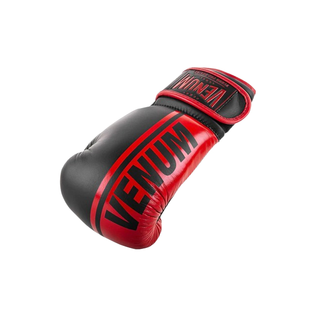 Venum Shield Pro Boxing Gloves Velcro - Black/Red