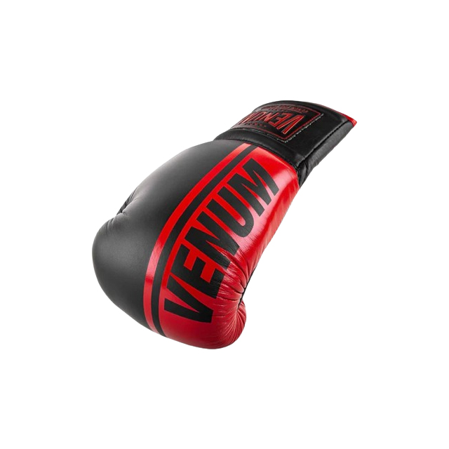 Venum Shield Pro Boxing Gloves - With Laces - Black/Red