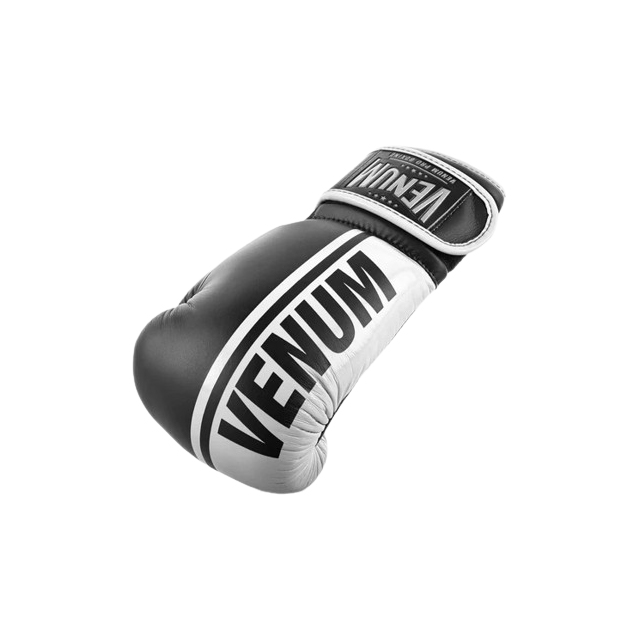 Venum Shield Pro Boxing Gloves Velcro - Black/White