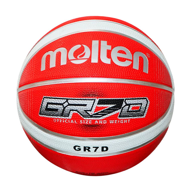 BALON BASQUETBOL MOLTEN HULE NATURAL GRX7D ROJO N.7