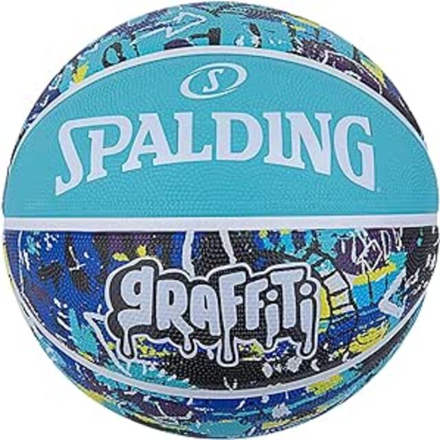 BALON BASQUETBOL SPALDING GRAFFITI AZUL N.7 