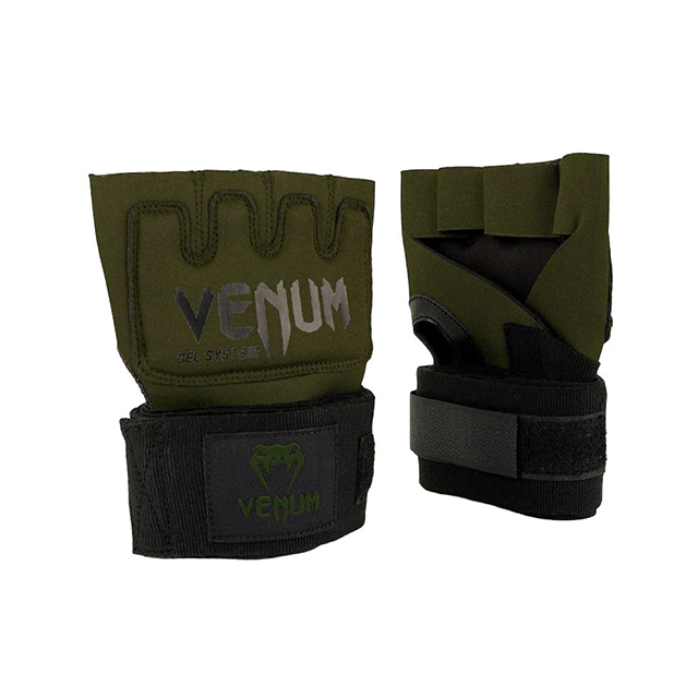 Venum Kontact Gel Glove Wraps - Khaki/Black