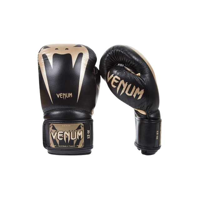 Venum Giant 3.0 Boxing Gloves - Nappa Leather - Black/G...