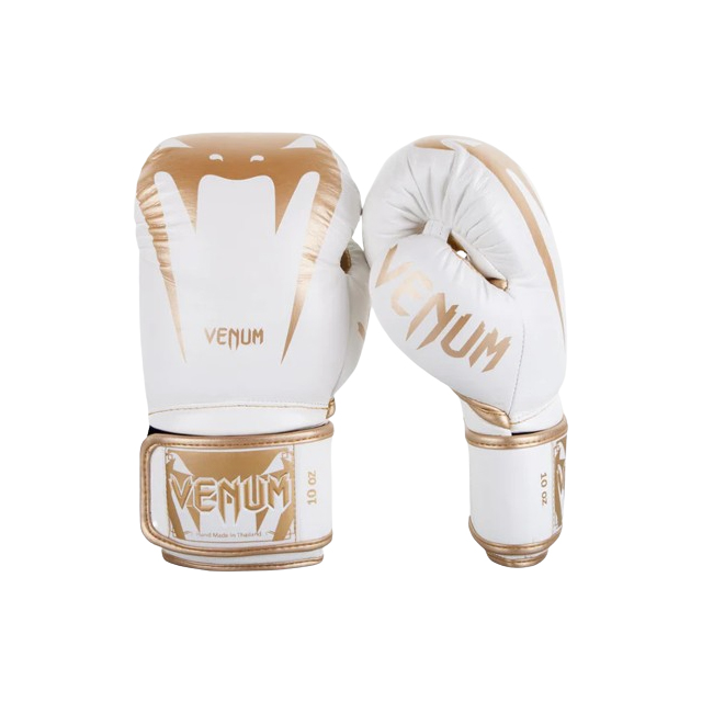 Venum Giant 3.0 Boxing Gloves - Nappa Leather - White/G...