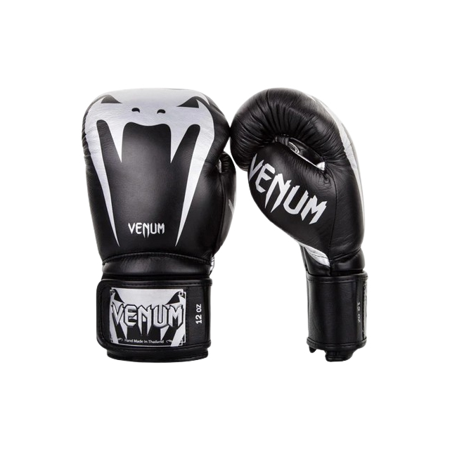 Venum Giant 3.0 Boxing Gloves - Nappa Leather - Black/S...