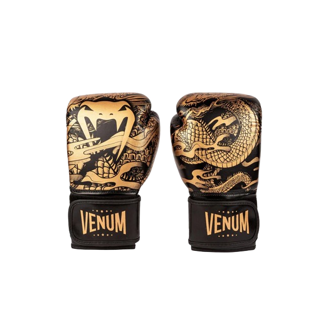 Venum Dragon's Flight Boxing Gloves - For Kids - Black/...