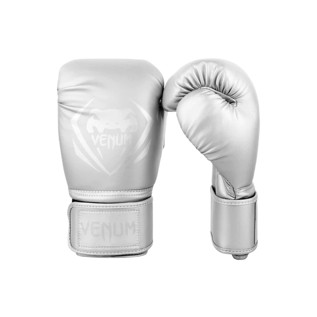 Venum Contender Boxing Gloves - Silver/Silver