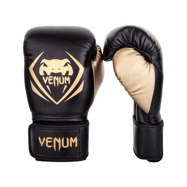 Venum Contender Boxing Gloves - Black/Gold