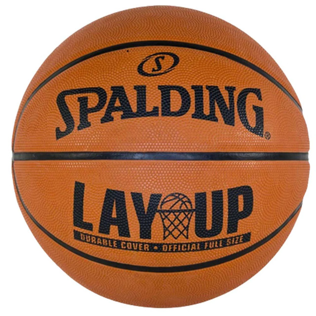 BALON BASQUETBOL SPALDING LAY UP HULE NATURAL N.7