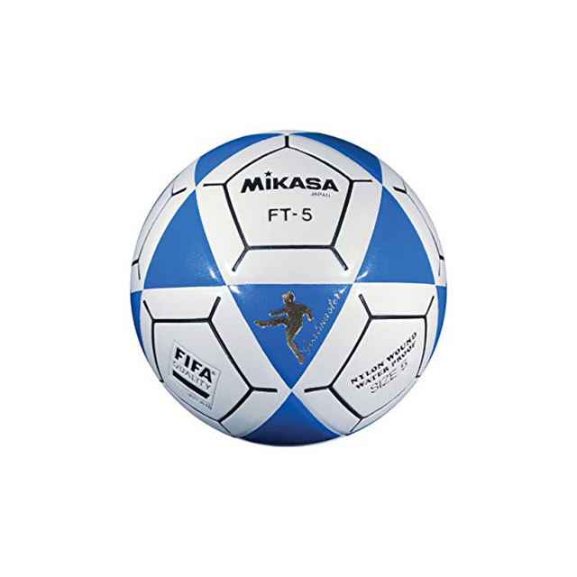 BALON DE FUTBOL MIKASA FT5A BLANCO/AZUL N.5