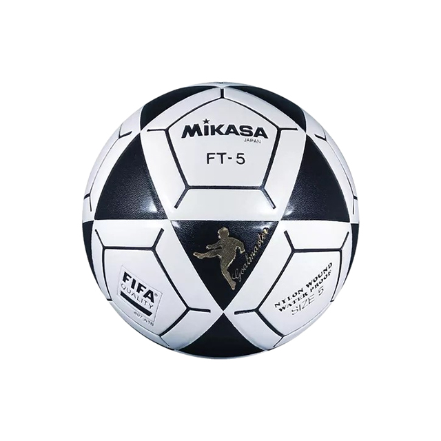 BALON DE FUTBOL MIKASA FT5A BLANCO/NEGRO N.5