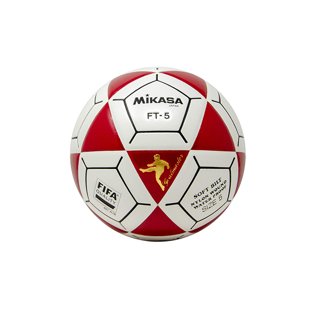 BALON DE FUTBOL MIKASA FT5A BLANCO/ROJO N.5