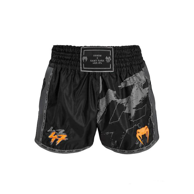 Venum S47 Muay Thaï Short - Black/Orange