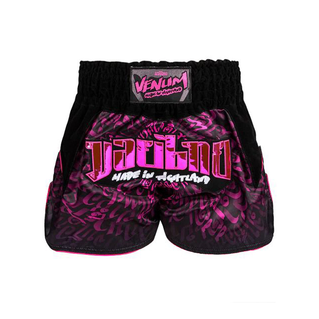 Venum Attack Muay Thaï Short - Black/Pink