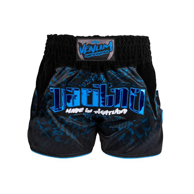 Venum Attack Muay Thaï Shorts - Black/Blue