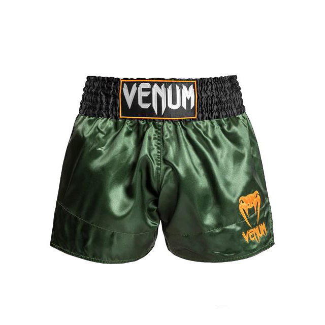 Venum Classic Muay Thaï Short - Green/Black/Gold