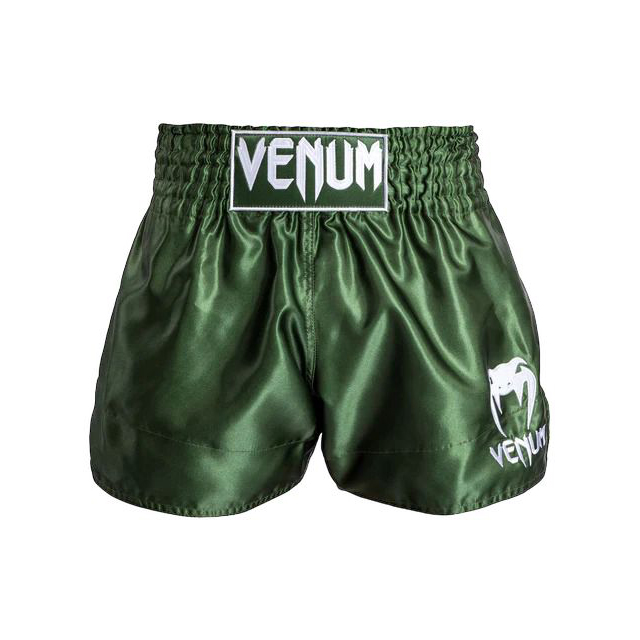 Venum Classic Muay Thaï Short Khaki/White