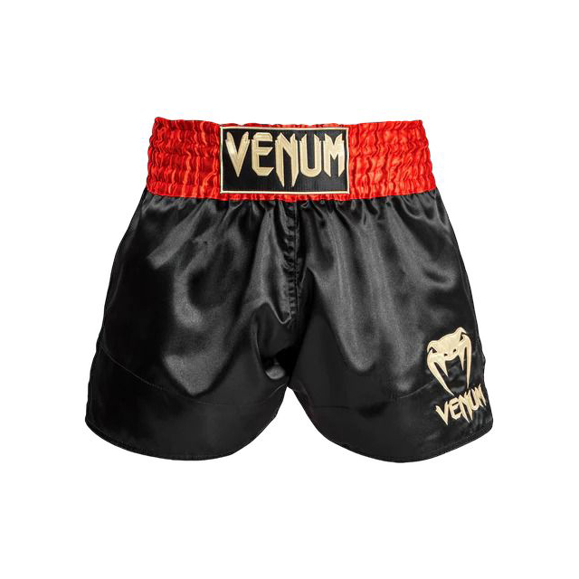 Venum Classic Muay Thaï Short Red/Black/Gold