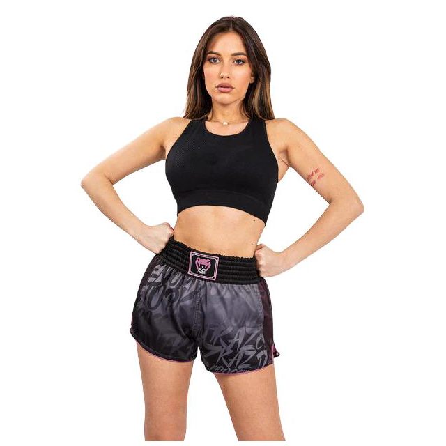 Venum x Kaz Muay Thai Shorts - Black