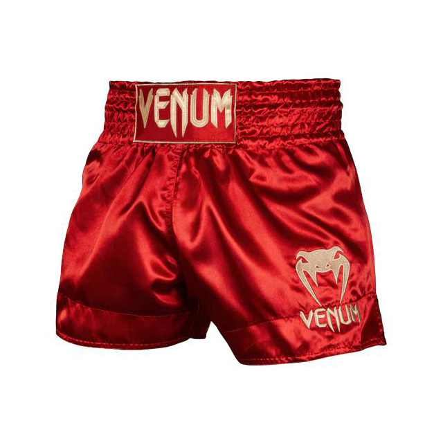 Venum Muay Thai Shorts Classic - Bordeaux/Gold