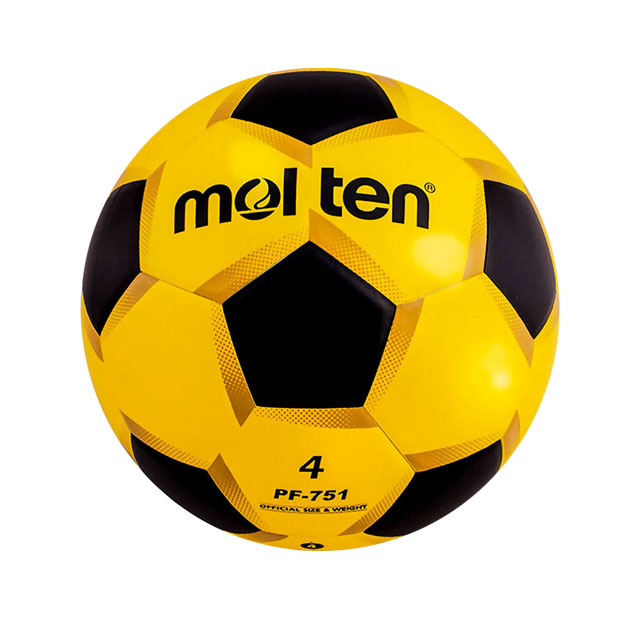 BALON FUTBOL MOLTEN PENTAGONO AMARILLO PF-751 N.4