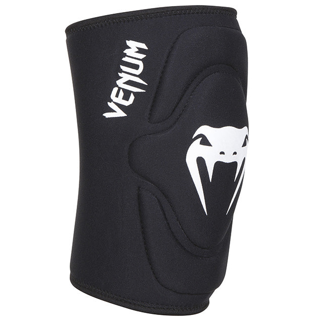 Venum Kontact Lycra/Gel Knee Pads - Black