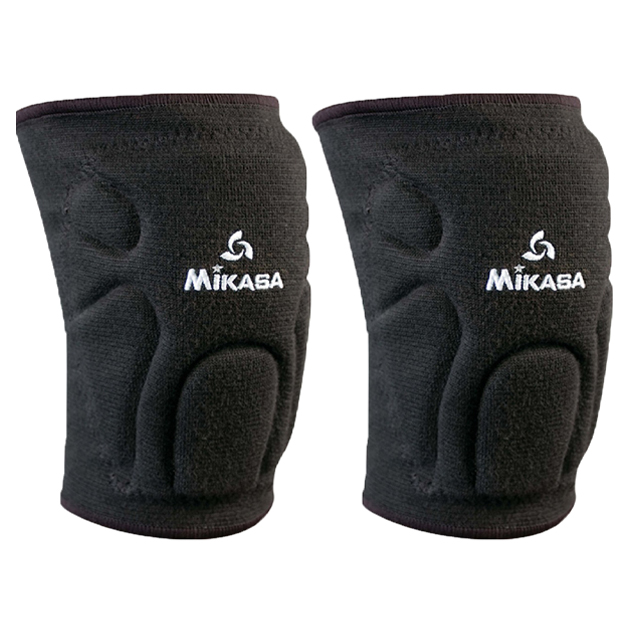 PAR RODILLERAS MIKASA KNEE PADS ADULTO COLOR NEGRO