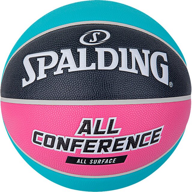 BALON BASQUETBOL SPALDING ALL CONFERENCE HULE NATURAL N...