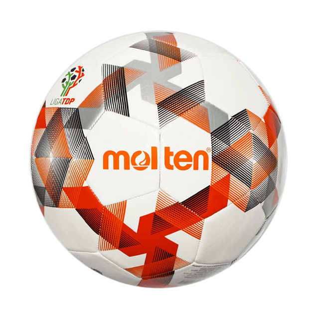 BALON FUTBOL MOLTEN TDP F5D-1000 COSIDO A MANO NARANJA ...