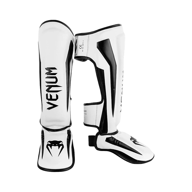 Venum Elite Standup Shinguards - White/Black