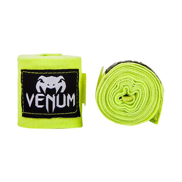 Venum Kontact Boxing Handwraps - Neon Yellow - 180 in