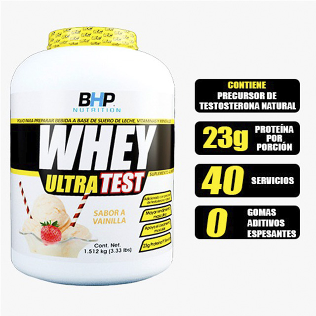 WHEY ULTRA TEST 40 SERV VAINILLA 